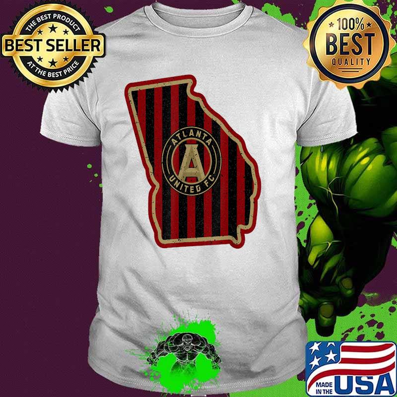 Atlanta United FC Soccer Jersey Style Team Fan Flag ATL T-Shirt