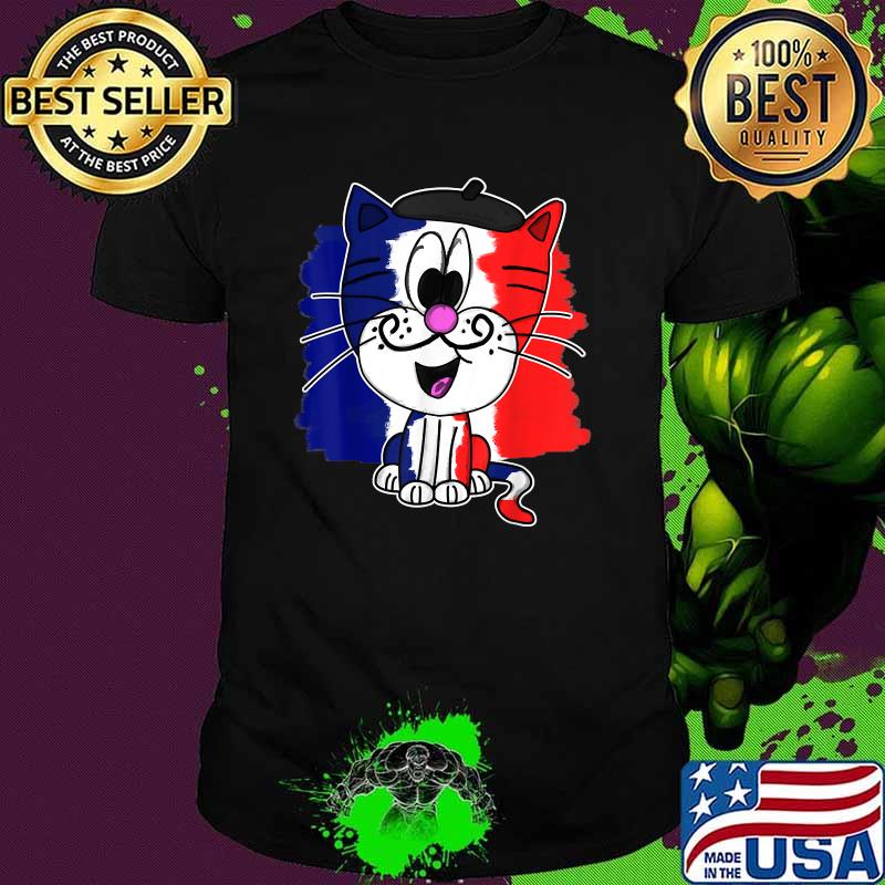 Bastille Day Cat T-Shirt