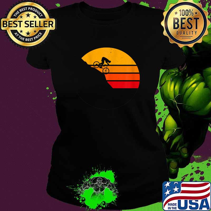 Best Cycling Ideas Mountain Biking Dad Vintage Sunset T-Shirt Ladies tee Best Cycling Ideas Mountain Biking Dad Vintage Sunset T-Shirt Ladies tee