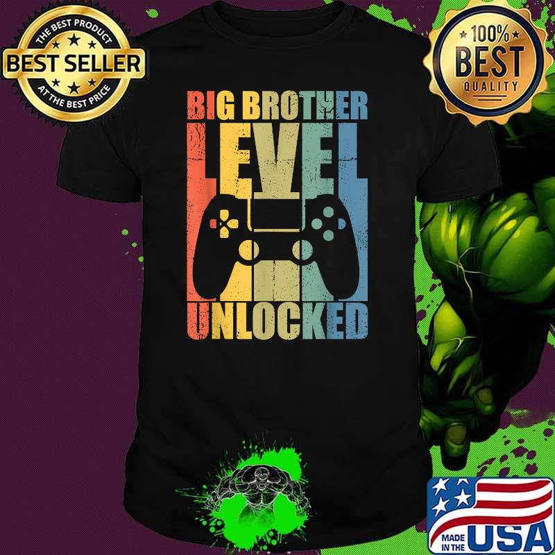 Big Brother Level Unlocked Vintage Shirt Big Brother Level Unlocked Vintage Shirt