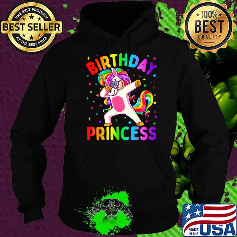 Birthday Princess Girl Dabbing Unicorn Girls T-Shirt Hoodie Birthday Princess Girl Dabbing Unicorn Girls T-Shirt Hoodie