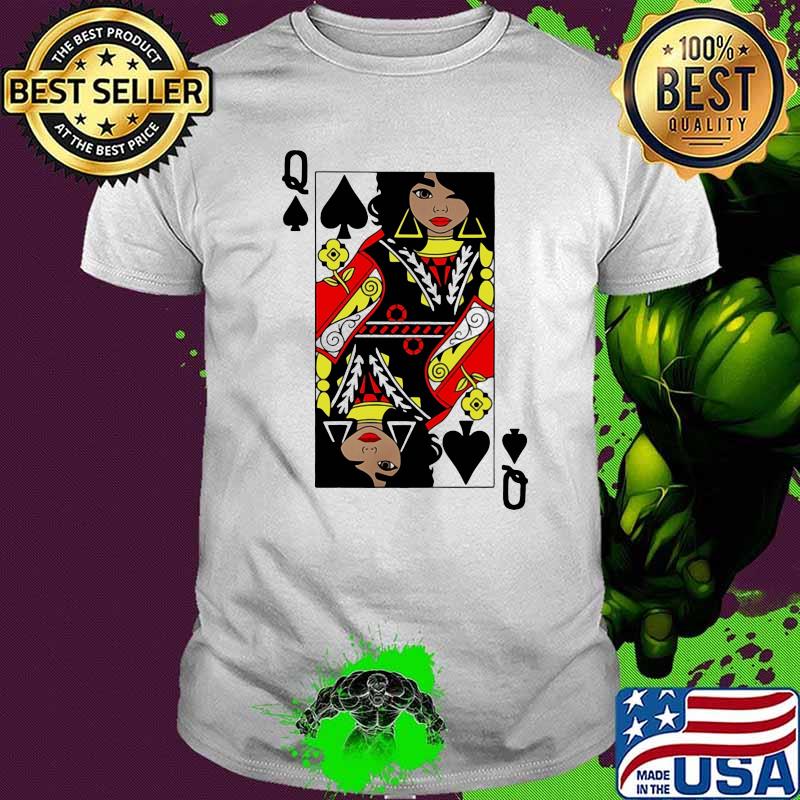 Black Queen Poker Shirt