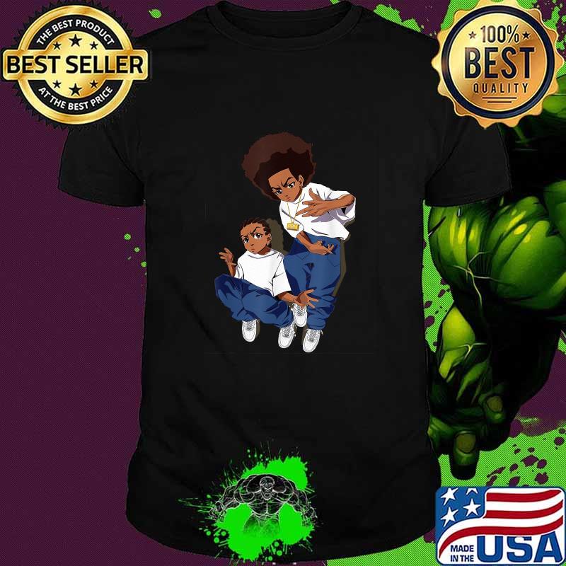 Boondock Riley-Huey Black Sitcom African American Cartoon T-Shirt