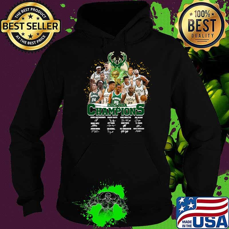 Buck 2021 NBA championship signatures T-Shirt Hoodie Buck 2021 NBA championship signatures T-Shirt Hoodie
