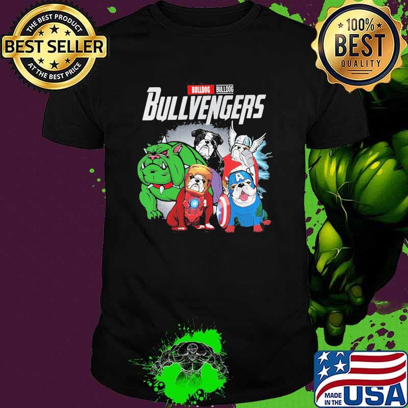 Bulldog bullvengers captain american shirt
