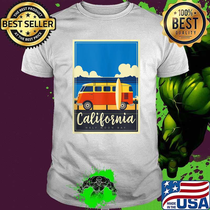 California Surfing Mavericks Half Moon Bay Shirt