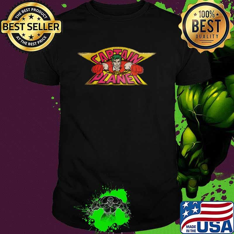 Captains Planets 90s Cartoon T-Shirt