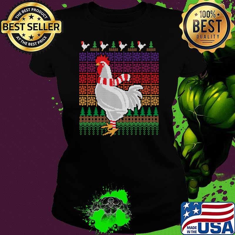 Chicken Lover Ugly Christmas X-Mas Shirt Ladies tee Chicken Lover Ugly Christmas X-Mas Shirt Ladies tee