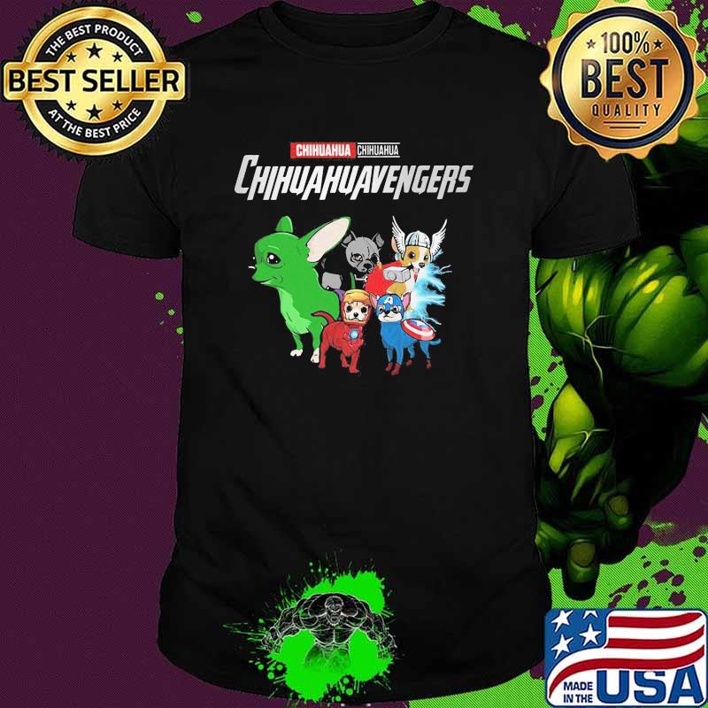 Chihuahua chiahuahuavengers captain america shirt