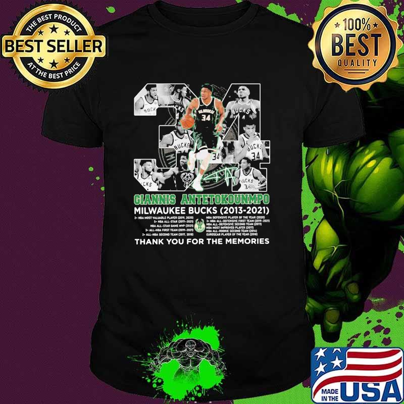 Ciannis Antetokounmpo Thank You For The Memories Shirt