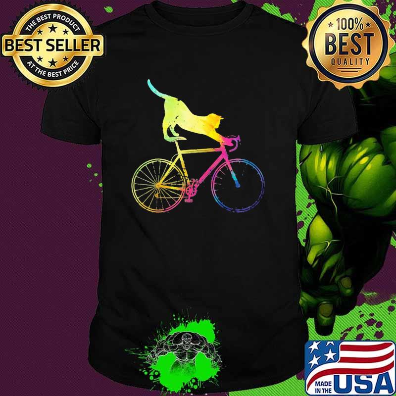 Cycling Cat Color Shirt