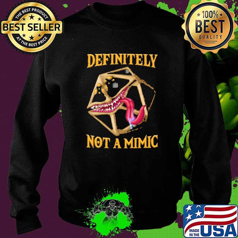 Definitely not a mimic dice Sweater Definitely not a mimic dice Sweater