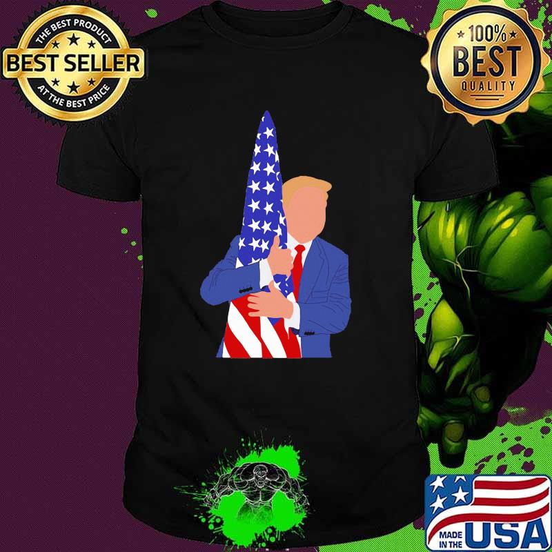 Donald trump president american flag shirt