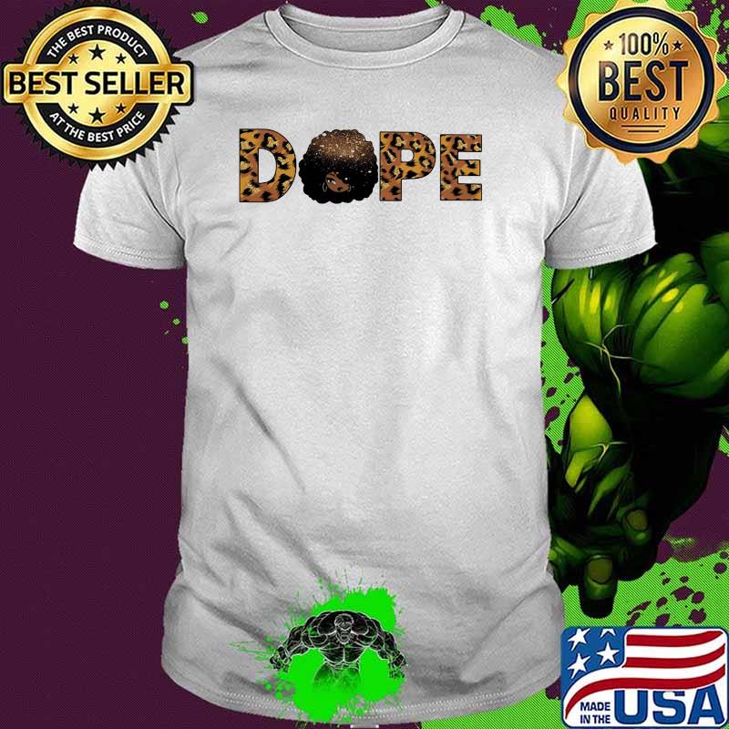 Dope brown goddess lepoard Shirt