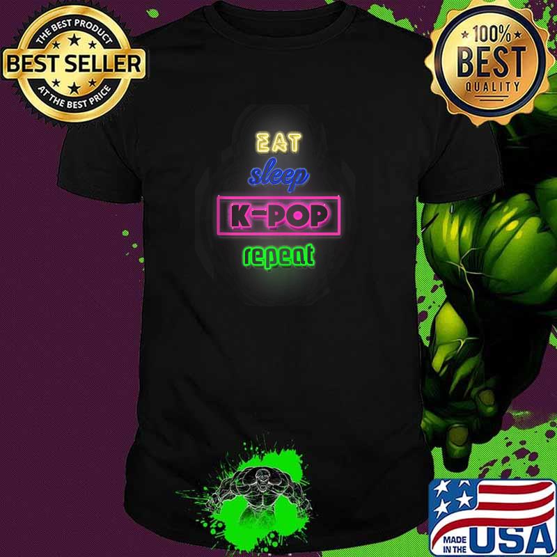 Eat Sleep K-POP Repeat T-Shirt