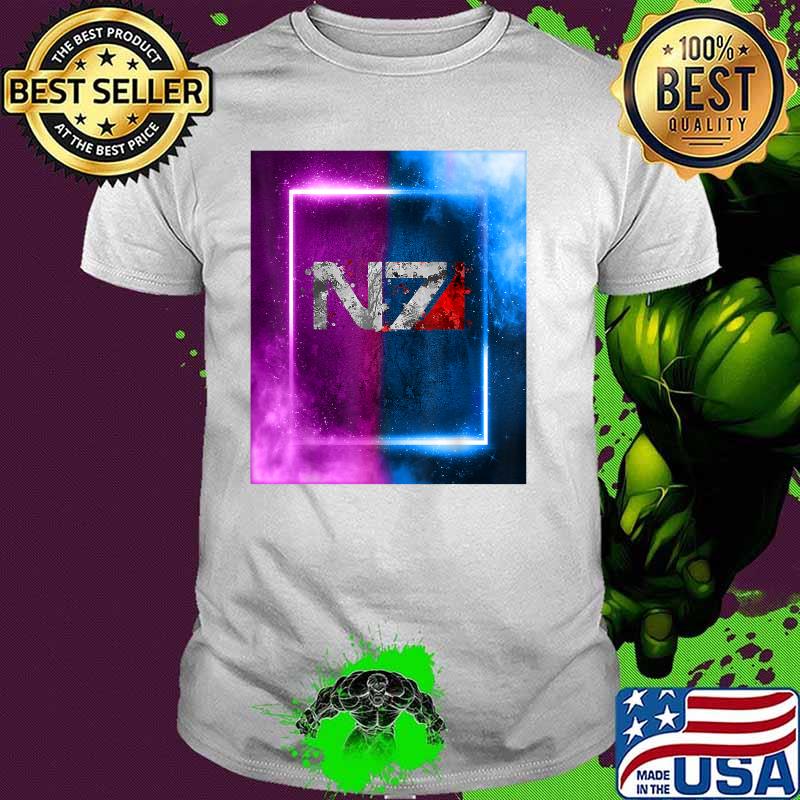 Effect N7 Violeet And Blue Shirt