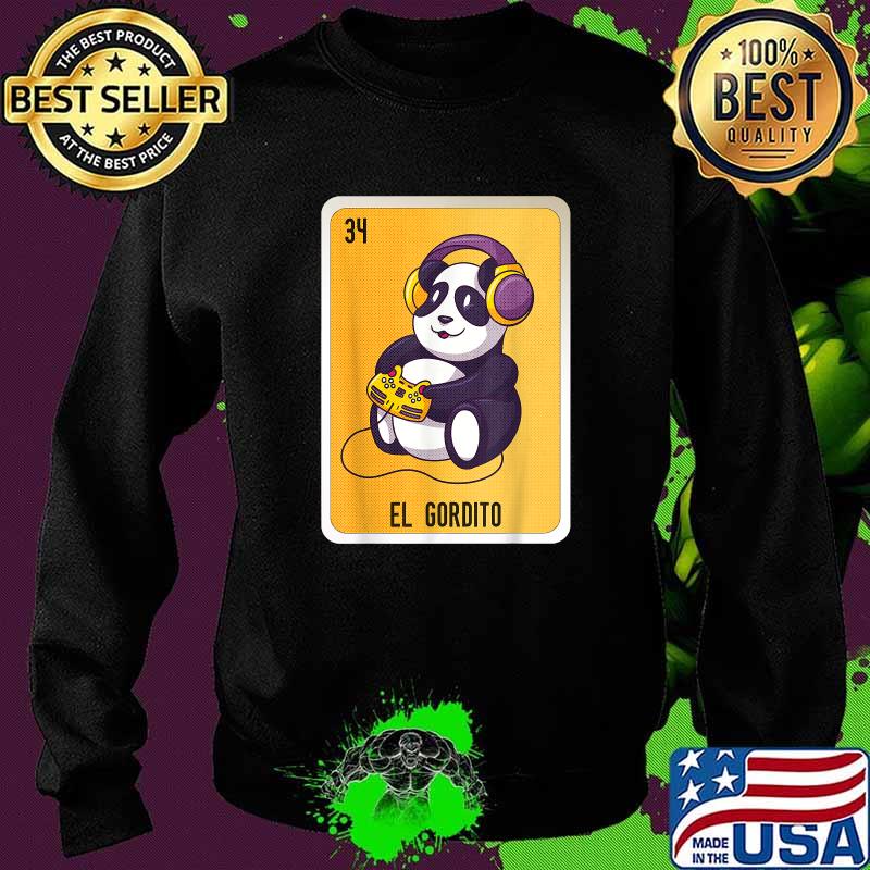 El Gordito Mexican Lottery Bingo Cards T-Shirt Sweater El Gordito Mexican Lottery Bingo Cards T-Shirt Sweater