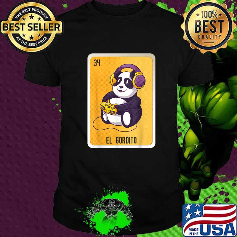 El Gordito Mexican Lottery Bingo Cards T-Shirt