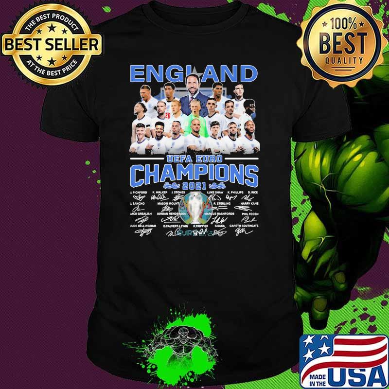 England euro champions 2021 signatures shirt