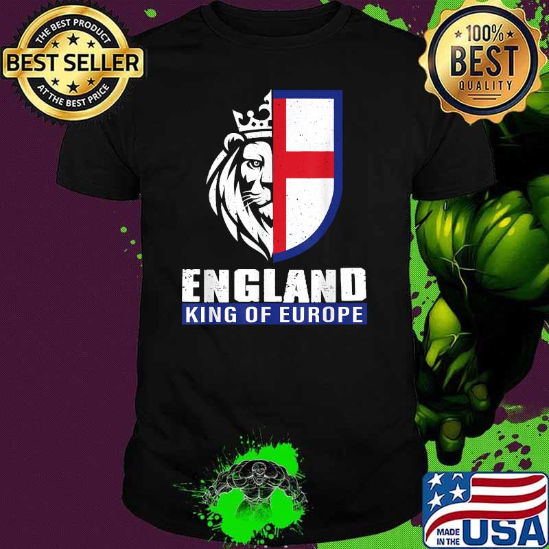 England king of europe soccer lion king shirt