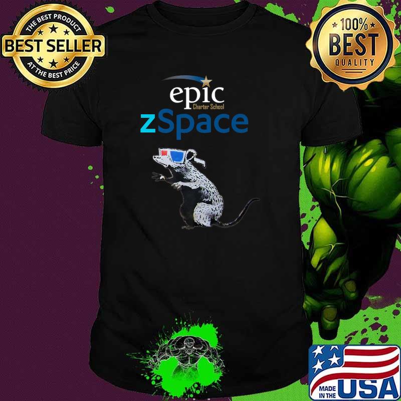 Epic Charter Schools and zSpace with Bansky 3D Glasses Premium T-Shirt