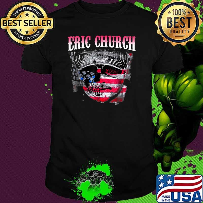 Erics Church American Flag Vintage T-Shirt