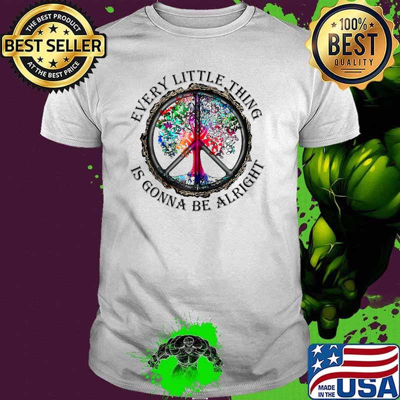 Every little thing is gonna be alright tree shirt