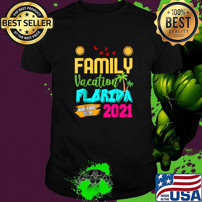 Family Vacation Florida 2021 Summer Vacation T-Shirt