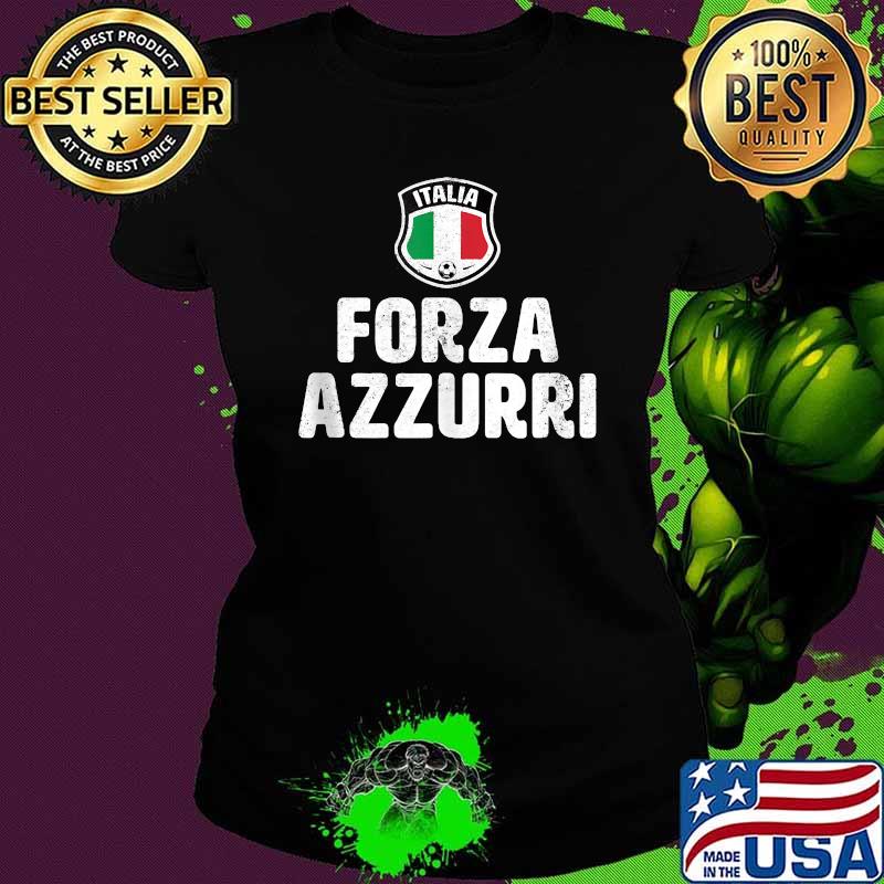 Forza Azzurri Italia Italy Football Soccer Jersey Shirt Ladies tee Forza Azzurri Italia Italy Football Soccer Jersey Shirt Ladies tee