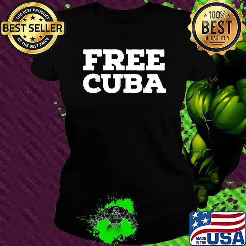 Free Cuba Caravana a Washington de Cubanos T-Shirt Ladies tee Free Cuba Caravana a Washington de Cubanos T-Shirt Ladies tee