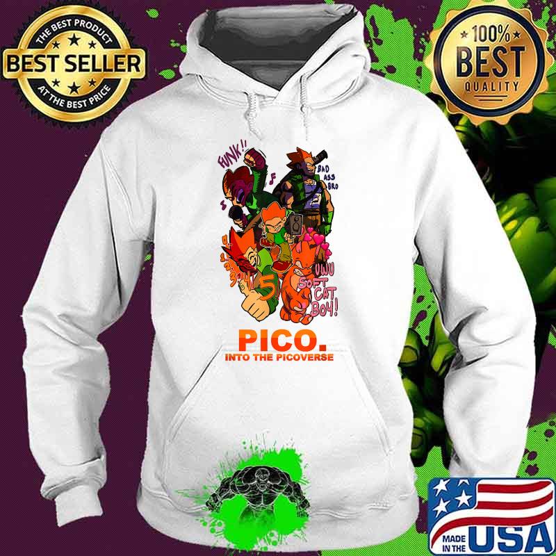 Friday Night Funkins Pico Into The Picoverse T-Shirt Hoodie Friday Night Funkins Pico Into The Picoverse T-Shirt Hoodie
