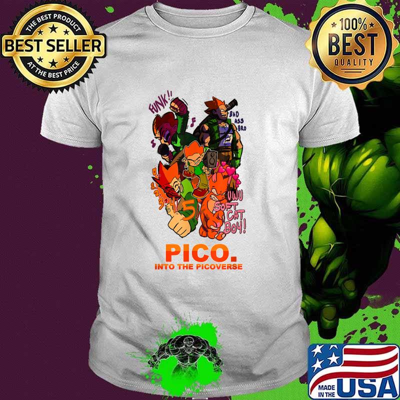 Friday Night Funkins Pico Into The Picoverse T-Shirt Friday Night Funkins Pico Into The Picoverse T-Shirt