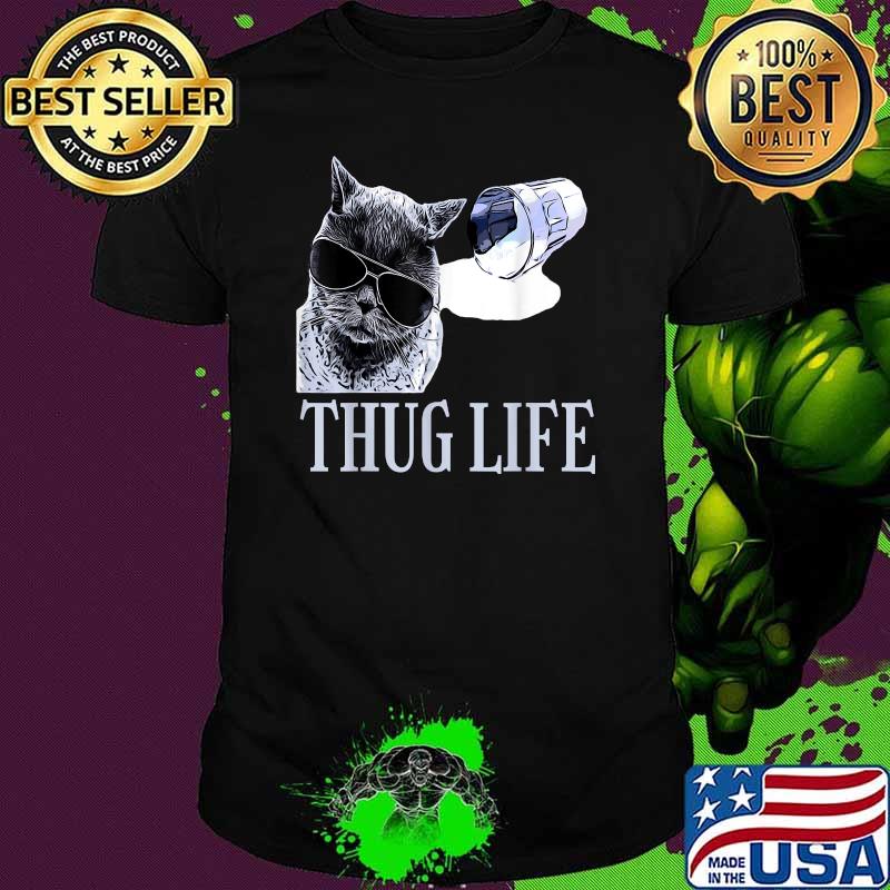 Funny thug life cat T-Shirt