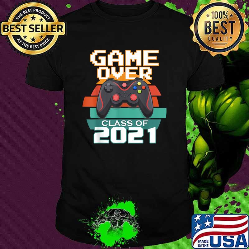 Game Over Class of 2021 Graduate Vintage T-Shirt