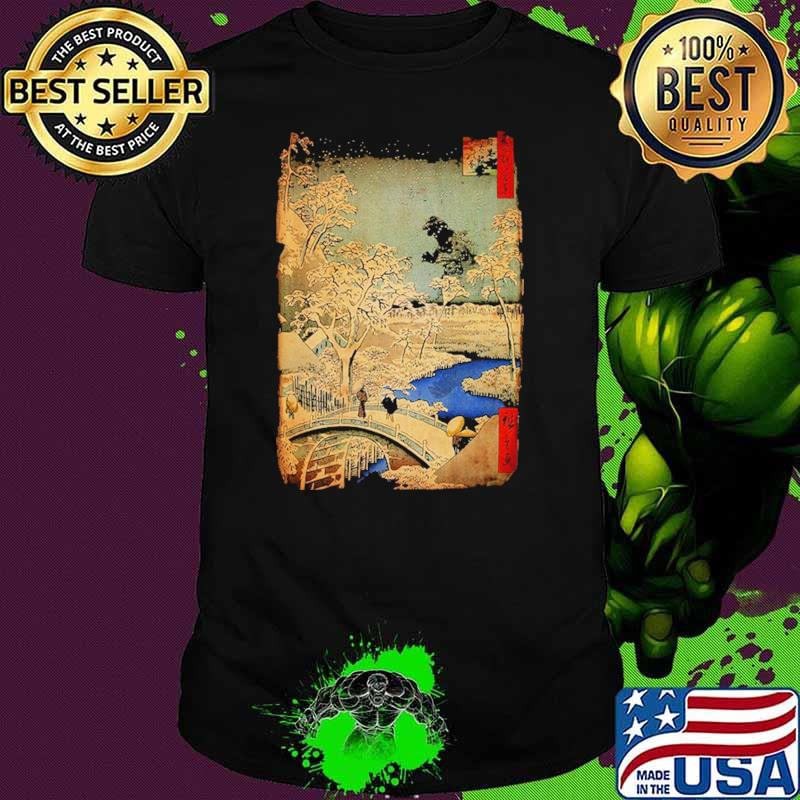 Godzilla and Meguro Drum Bridge Shirt