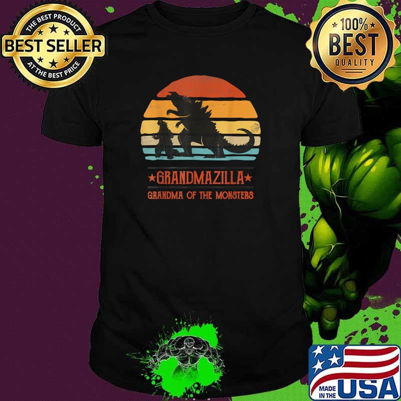 Grandmazilla Grandma Of Monsters Vintage T-Shirt