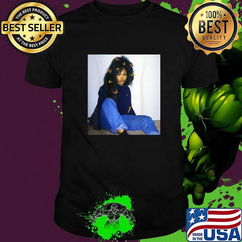 Graphic SZA's Distressed American Singers Music T-Shirt