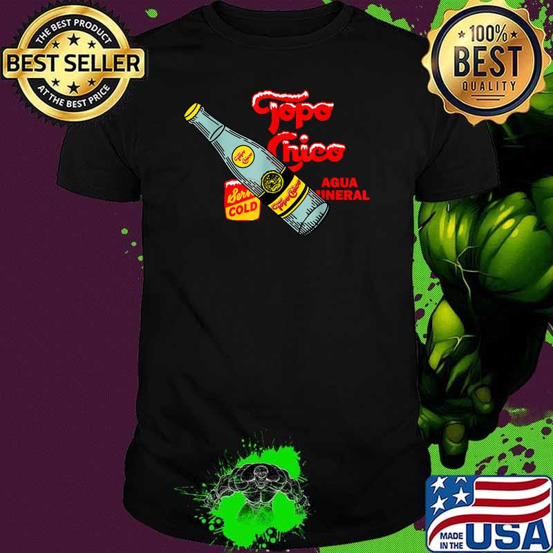 Graphic Topo-Chico Agua Uneral Lime Design Arts Bottled Waters Shirt