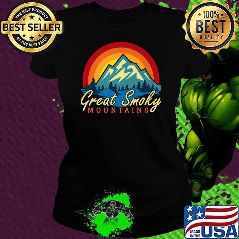 Great Smoky Mountains National Park Smoky Mountains Souvenir Premium T-Shirt Ladies tee Great Smoky Mountains National Park Smoky Mountains Souvenir Premium T-Shirt Ladies tee