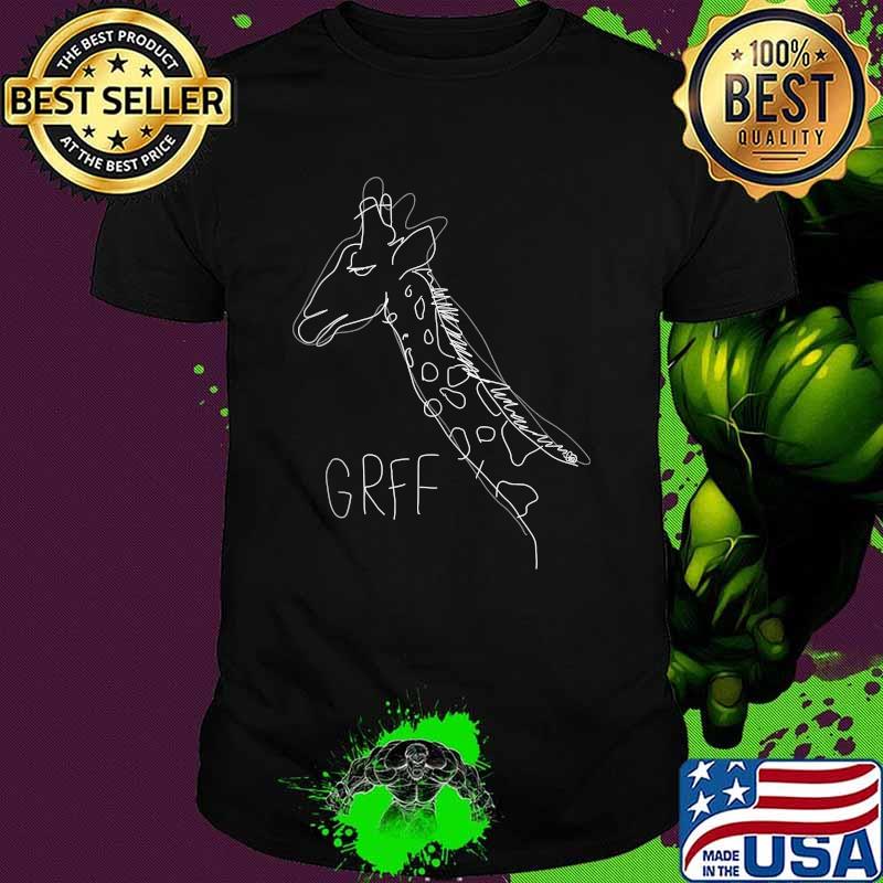 GRFF Abstract Blind Contour Giraffe Shirt