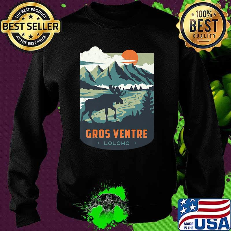 Gros Ventre Wilderness Loloho mountain sunset T-Shirt Sweater Gros Ventre Wilderness Loloho mountain sunset T-Shirt Sweater