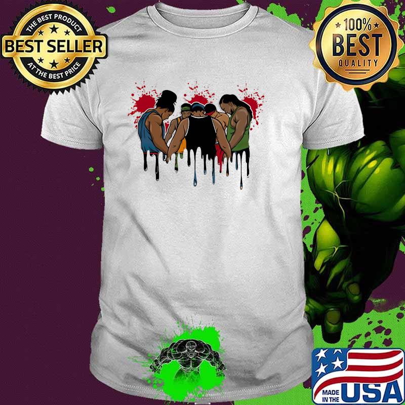 Group Of Black Afro Men Praying Shirt