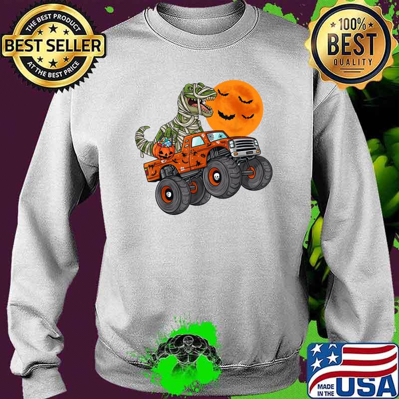 Halloween Mummy T Rex Monster Truck Pumkin Shirt Sweater Halloween Mummy T Rex Monster Truck Pumkin Shirt Sweater