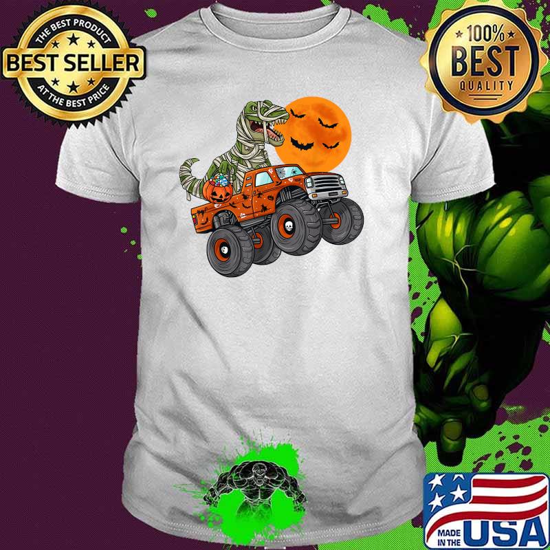 Halloween Mummy T Rex Monster Truck Pumkin Shirt Halloween Mummy T Rex Monster Truck Pumkin Shirt