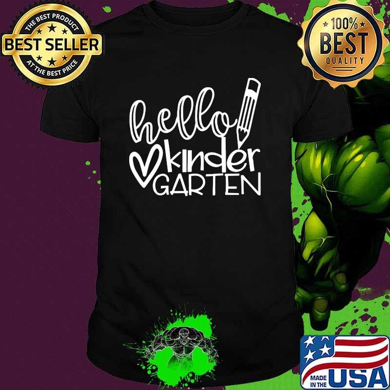 Hello kindergarten school shirt
