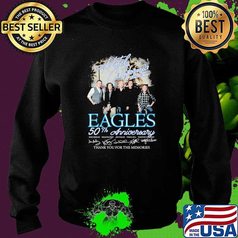 Hotel California 2021 Tour Eagles 50th Anniversary Thank You For The momories Shirt Sweater Hotel California 2021 Tour Eagles 50th Anniversary Thank You For The momories Shirt Sweater