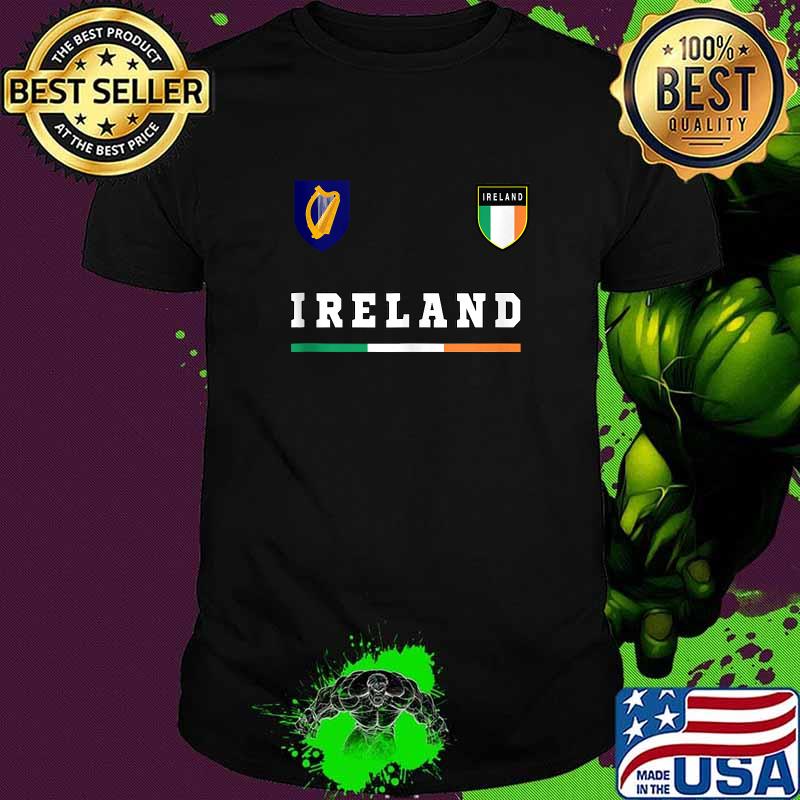 Ireland SportSoccer Jersey Tee Flag Football Dublin T-Shirt