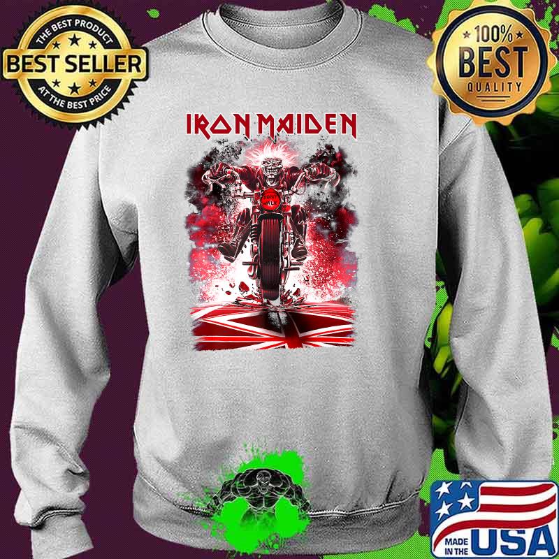 Iron Maiden - Eddie Bike Skull T-Shirt Sweater Iron Maiden - Eddie Bike Skull T-Shirt Sweater