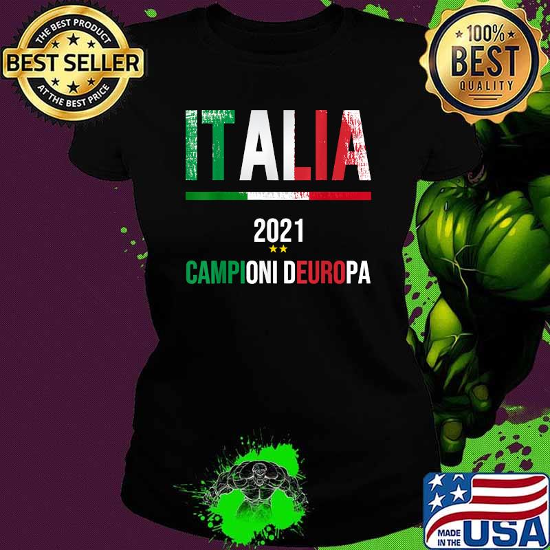 Italia 2021 Campioni d'Europa Jersey 2021 Soccer T-Shirt Ladies tee Italia 2021 Campioni d'Europa Jersey 2021 Soccer T-Shirt Ladies tee