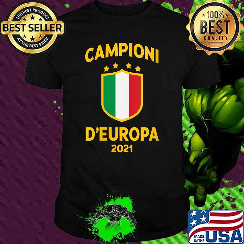 Italy Football Champions of Europe 2021 D'Europa Shirt